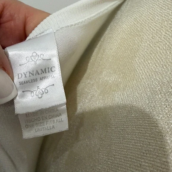 Women's White seamless Top - Picture 3 of 3